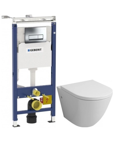 Комплект подвесной унитаз Grossman GR-4411 + система инсталляции Geberit 458.125.21.1