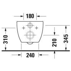 Комплект подвесной унитаз Duravit Architec 45720900A1 + система инсталляции Geberit 458.124.21.1