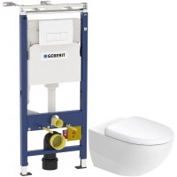 Комплект подвесной унитаз Duravit Architec 45720900A1 + система инсталляции Geberit 458.125.11.1