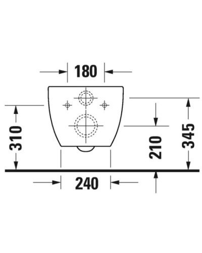 Комплект подвесной унитаз Duravit Architec 45720900A1 + система инсталляции Geberit 458.125.11.1