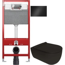 Комплект подвесной унитаз Bien Vokha MDKA052N1VP0B7000 + система инсталляции Tece 9300302 + 9240407