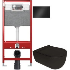 Комплект подвесной унитаз Bien Vokha MDKA052N1VP0B7000 + система инсталляции Tece 9300302 + 9240407