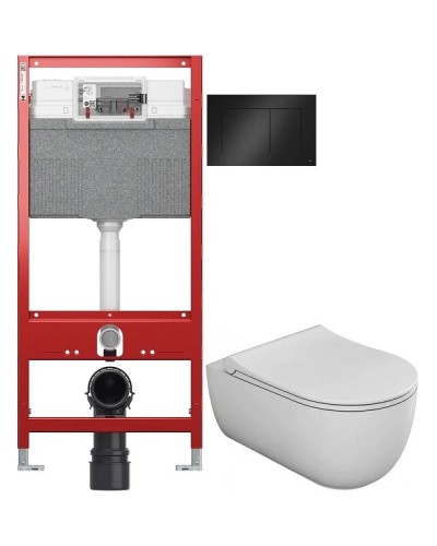 Комплект подвесной унитаз Bien Vokha MDKA052N1VP0W3000 + система инсталляции Tece 9300302 + 9240407
