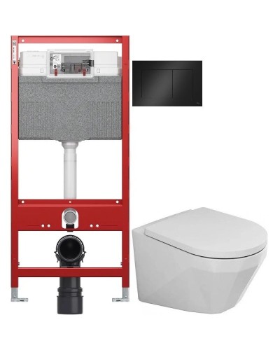 Комплект подвесной унитаз Bien Moly MLKA052N1VP0W3000 + система инсталляции Tece 9300302 + 9240407