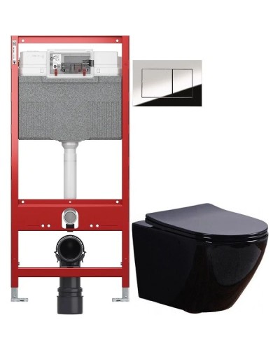 Комплект подвесной унитаз Esbano Azalea ESUPAZALB + система инсталляции Tece 9300302 + 9240401