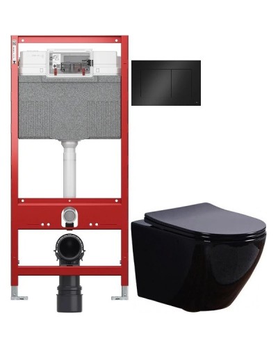 Комплект подвесной унитаз Esbano Azalea ESUPAZALB + система инсталляции Tece 9300302 + 9240407