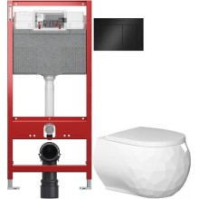 Комплект подвесной унитаз Bien Pent PNKA052N1VP0W3000 + система инсталляции Tece 9300302 + 9240407
