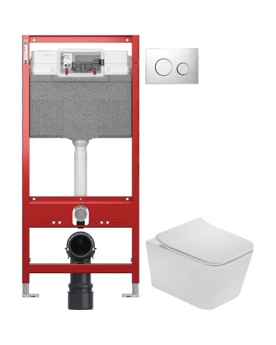 Комплект подвесной унитаз Teka Formentera 11.732.00.00 + система инсталляции Tece 9300302 + 9240921