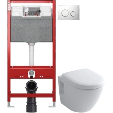 Комплект подвесной унитаз Toto NC CW762Y + VC100N + система инсталляции Tece 9300302 + 9240921