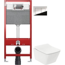 Комплект подвесной унитаз Toto SP CW532Y + TC512F + система инсталляции TECE 9300302 + 9240401