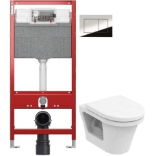 Комплект подвесной унитаз Toto CF CW132Y#NW1 + VC130 + система инсталляции TECE 9300302 + 9240401