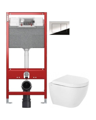 Комплект подвесной унитаз Teka Manacor 11.732.00.02 + система инсталляции TECE 9300302 + 9240401