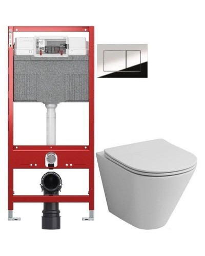 Комплект подвесной унитаз Grossman GR-4477S + система инсталляции TECE 9300302 + 9240401