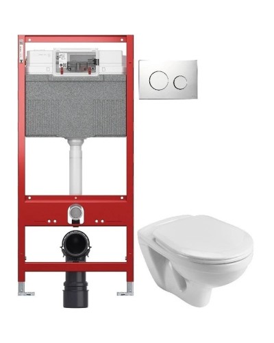 Комплект подвесной унитаз Santek Бореаль 1.WH30.2.205 + система инсталляции TECE 9300302 + 9240921