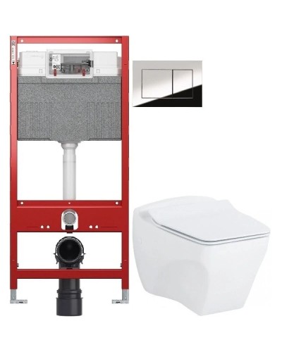 Комплект подвесной унитаз Creavit Bull BL320-11CB00E-0000 + KC0603.01.0000E + система инсталляции TECE 9300302 + 9240401