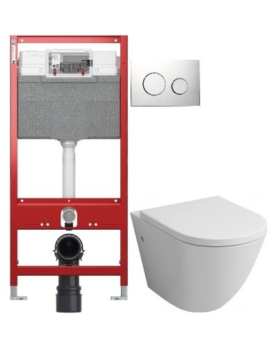 Комплект подвесной унитаз Grossman GR-4411 + система инсталляции Tece 9300302 + 9240921