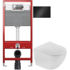 Комплект подвесной унитаз Teka Manacor 11.732.00.02 + система инсталляции Tece 9300302 + 9240407