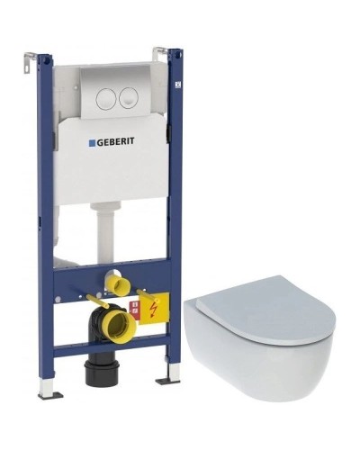 Комплект подвесной унитаз Geberit iCon 500.784.01.1 + система инсталляции Geberit 458.124.21.1