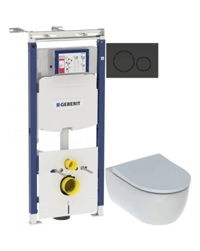 Комплект подвесной унитаз Geberit iCon  500.784.01.1 + система инсталляции Geberit 111.362.00.5 + 115.882.DW.1