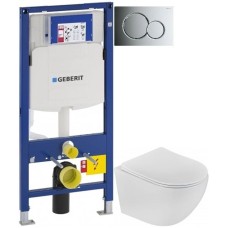 Комплект подвесной унитаз Teka Manacor 11.732.00.02 + система инсталляции Geberit 111.300.00.5 + 115.770.21.5 + 111.815.00.1