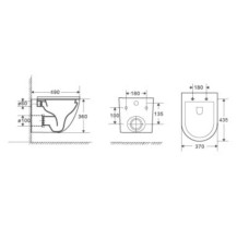 Комплект подвесной унитаз WeltWasser Merzbach 004GL-WT 10000003661 + система инсталляции Geberit 111.300.00.5 + 115.770.21.5 + 111.815.00.1