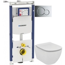 Комплект подвесной унитаз Ideal Standard Tesi Aquablade T007901 + T352701 + система инсталляции Geberit 111.362.00.5 + 115.770.21.5