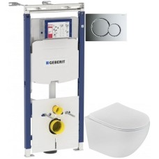 Комплект подвесной унитаз Teka Manacor 11.732.00.02 + система инсталляции Geberit 111.362.00.5 + 115.770.21.5