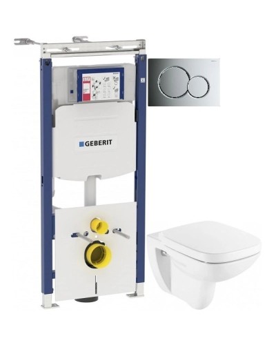 Комплект подвесной унитаз Roca Debba 346997000 + ZRU9302826 + система инсталляции Geberit 111.362.00.5 + 115.770.21.5