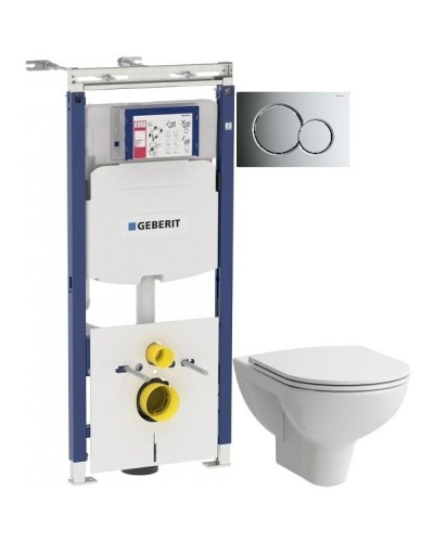 Комплект подвесной унитаз Laufen Pro 8.2095.0.000.000.1 + 8.9896.6.000.000.1 + система инсталляции Geberit 111.362.00.5 + 115.770.21.5
