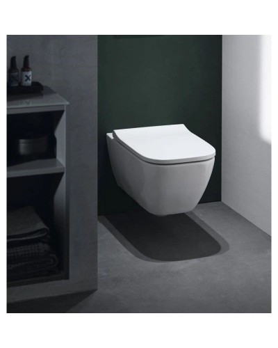 Комплект подвесной унитаз Geberit Smyle Square 500.683.01.1 + система инсталляции Geberit 111.362.00.5 + 115.770.21.5