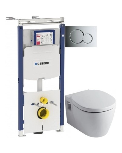 Комплект подвесной унитаз Ideal Standard Connect E803501 + E712701 + система инсталляции Geberit 111.362.00.5 + 115.770.21.5