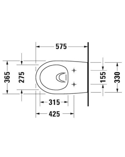Комплект подвесной унитаз Duravit Architec 45720900A1 + система инсталляции Geberit 111.362.00.5 + 115.770.21.5