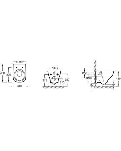 Комплект подвесной унитаз Jacob Delafon Struktura EDF102-00 + E70025-00 + система инсталляции Jacob Delafon E33130RU-NF + E29027-CP