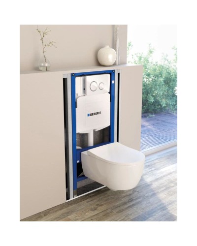 Комплект подвесной унитаз Geberit iCon 500.784.01.1 + система инсталляции AlcaPlast AM101/11203:1RUSSETM71