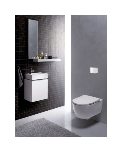 Комплект подвесной унитаз Geberit iCon 500.784.01.1 + система инсталляции Jacob Delafon E5504-NF + E4316-CP