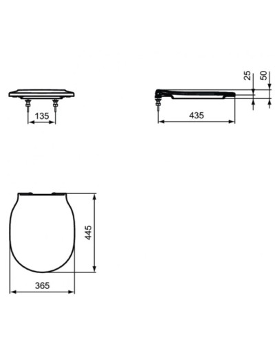 Комплект подвесной унитаз K819501 + система инсталляции  R020467 + R0115A6 Ideal Standard Prosys Connect Air K819501PAA6115