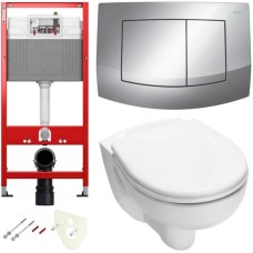 Комплект подвесной унитаз + система инсталляции Tece TECEbase 9400405.WC1