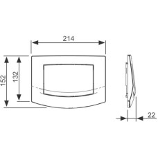 Комплект подвесной унитаз + система инсталляции Tece TECEbase 9400405.WC1