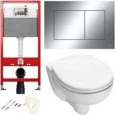 Комплект подвесной унитаз + система инсталляции Tece TECEbase 9400412.WC1