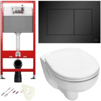 Комплект подвесной унитаз + система инсталляции Tece TECEbase K440407.WC1