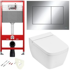 Комплект подвесной унитаз + система инсталляции Tece TECEone 9400412.WC2
