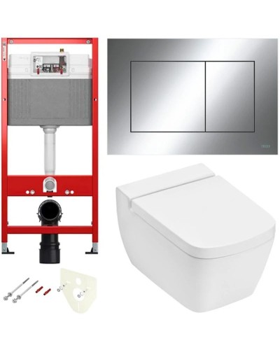 Комплект подвесной унитаз + система инсталляции Tece TECEone 9400412.WC2