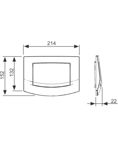 Комплект подвесной унитаз + система инсталляции Tece TECEone K440200.WC2