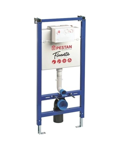 Комплект подвесной унитаз 40006661B + 40006661S + система инсталляции 40006356 + 40006360 Pestan Fluenta SET40006661AW