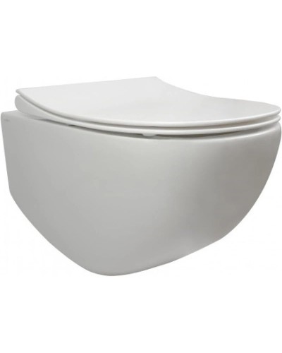 Комплект подвесной унитаз 40006661B + 40006661S + система инсталляции 40006356 + 40006366 Pestan Fluenta SET40006661DB