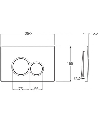 Монтажный элемент для подвесного унитаза BelBagno BB097SET.R.CR