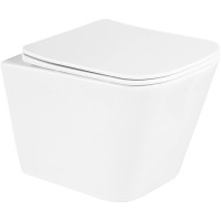 Комплект подвесной унитаз BelBagno Due BB3103CHR/SC + система инсталляции BelBagno BB002-80 + BB018-GV-BIANCO