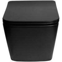 Комплект подвесной унитаз SantiLine SL-5004MB + система инсталляции Grohe 38811kf0