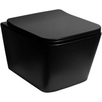 Комплект подвесной унитаз SantiLine SL-5004MB + система инсталляции Grohe 38811kf0