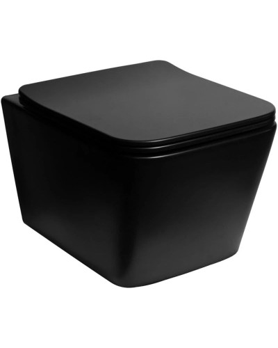 Комплект подвесной унитаз SantiLine SL-5004MB + система инсталляции Grohe 38811kf0